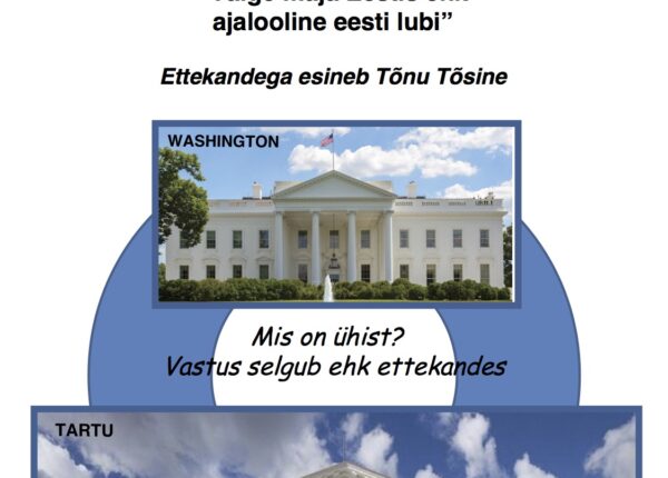 Lecture by Tõnu Tõsine: 