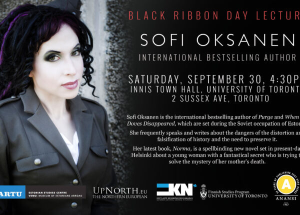 Black Ribbon Day Lecture: Sofi Oksanen